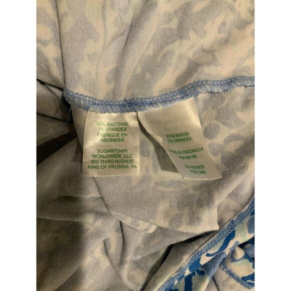 Lilly Pulitzer Sadie Polo Peri Blue Turtley Awesome Dress, Size L - Picture 10 of 11